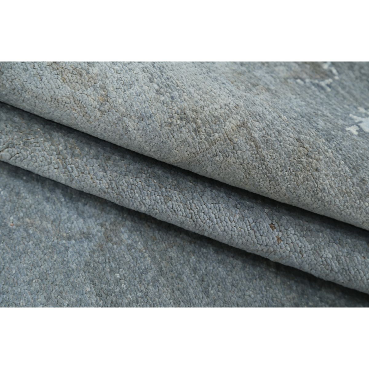 Overdye 8x10 Handmade Double Knotted Washable Wool Rug - Monochormatic