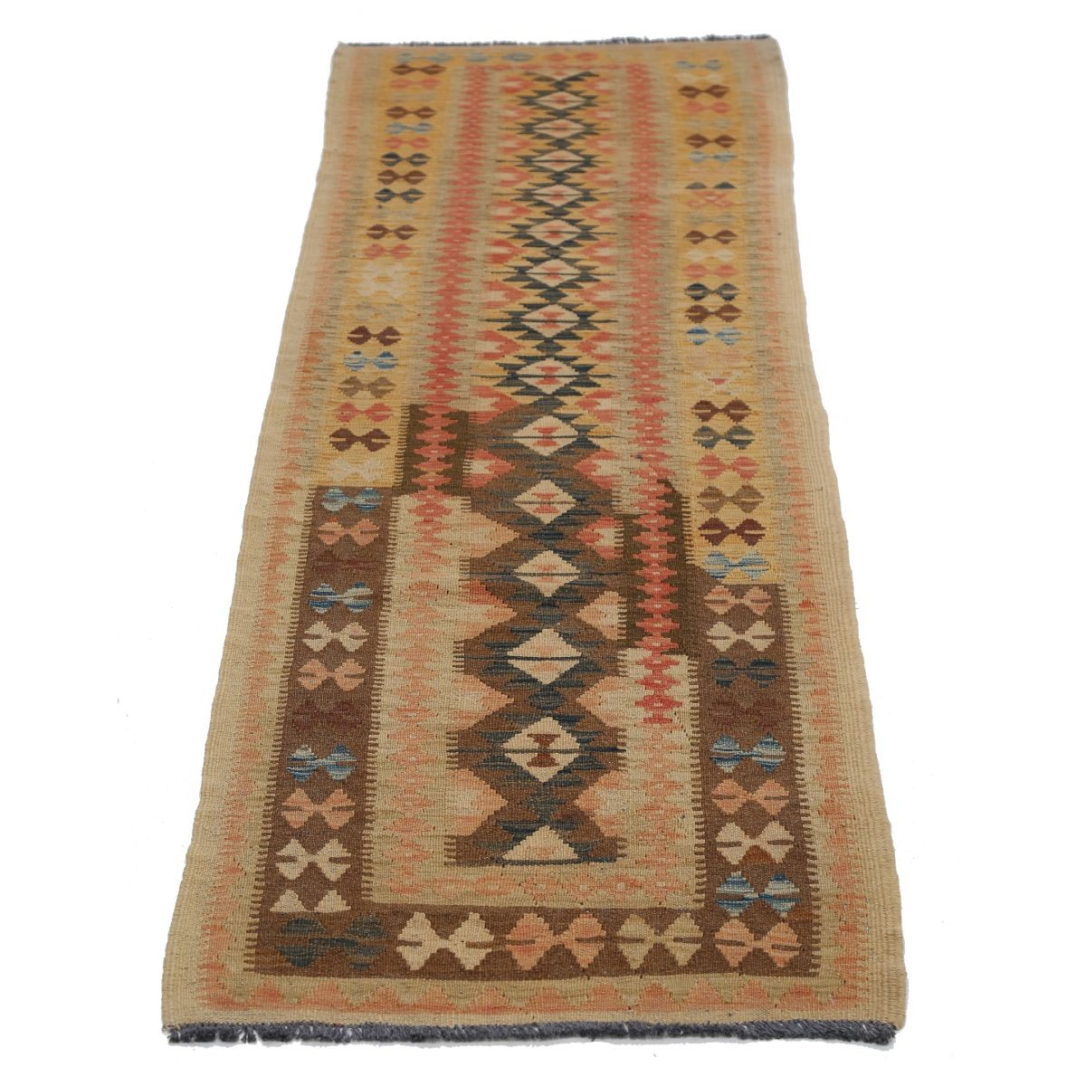Maimana 3x10 Hand Woven Washable Wool Runner - Colorful