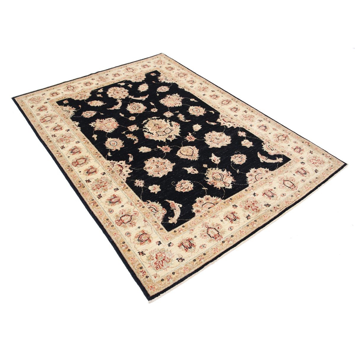 Ziegler 5x7 Handmade Double Knotted Washable Wool Rug - Colorful
