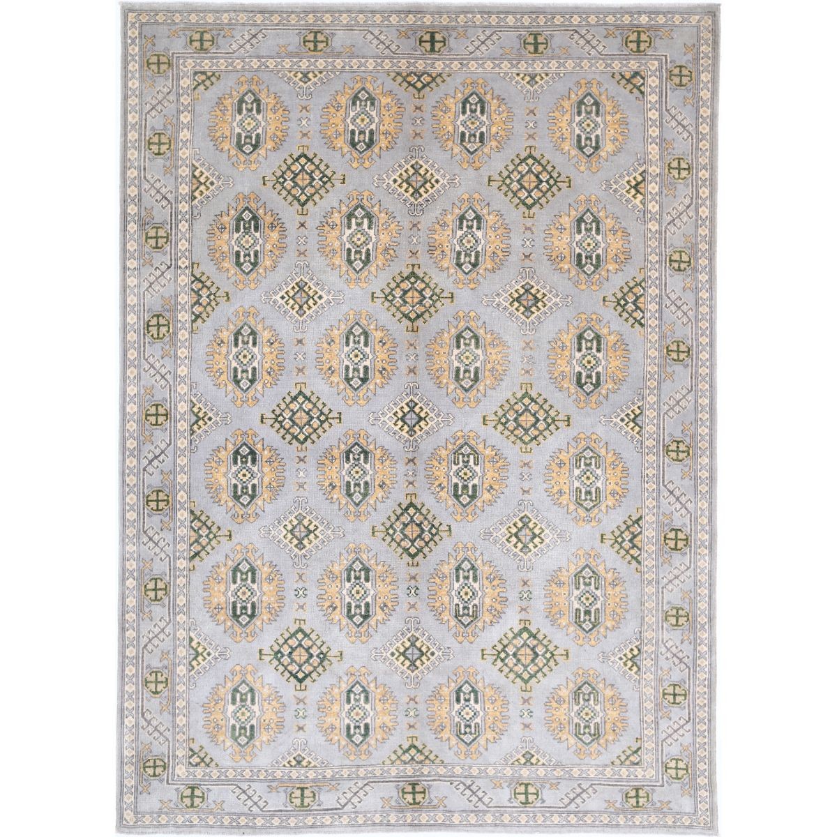 Revival 7x9 Handmade Double Knotted Washable Wool Rug - Colorful