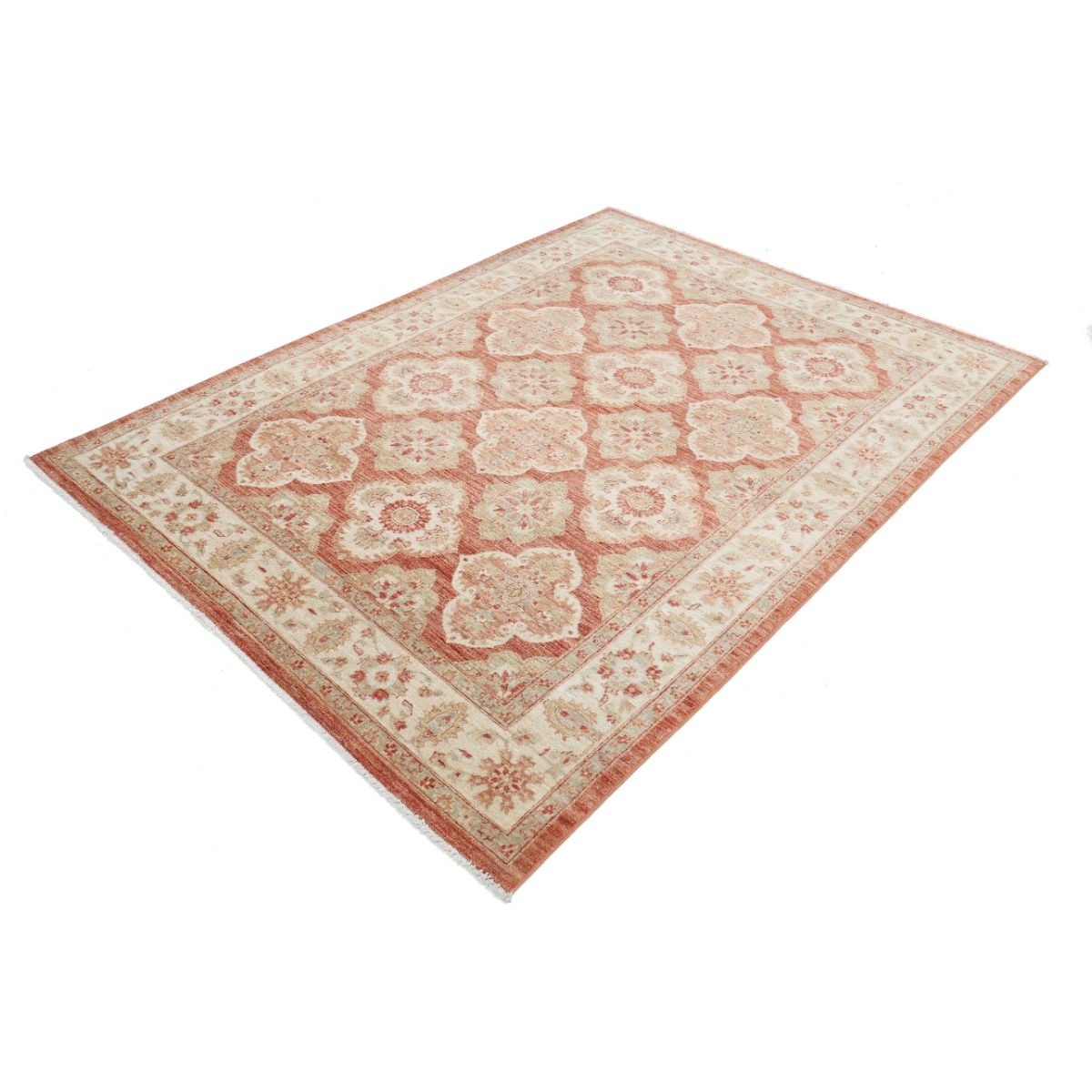 Ziegler 6x8 Handmade Double Knotted Washable Wool Rug - Colorful