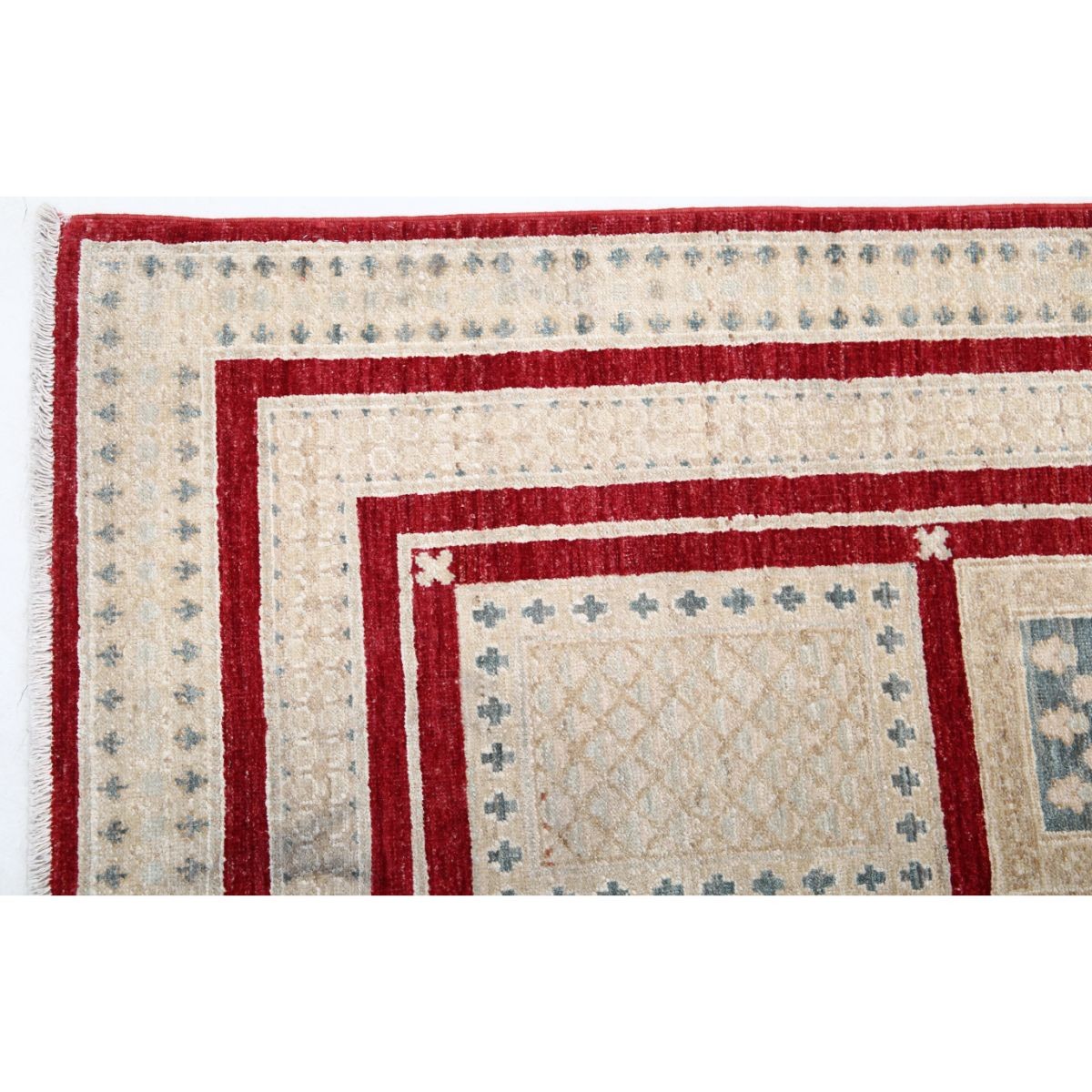 Bakhtiari 5x8 Handmade Double Knotted Washable Wool Rug - Colorful