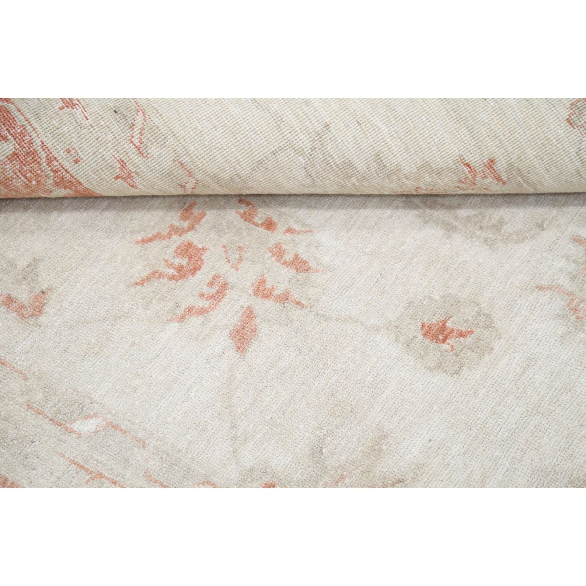 Serenity 8x12 Handmade Double Knotted Washable Wool Rug - Soft Hues