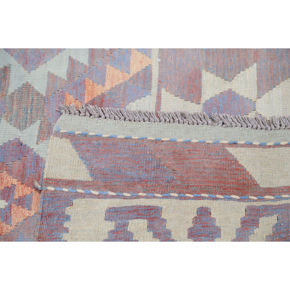 Kafkaas 6x10 Hand Woven Washable Wool Rug - Colorful