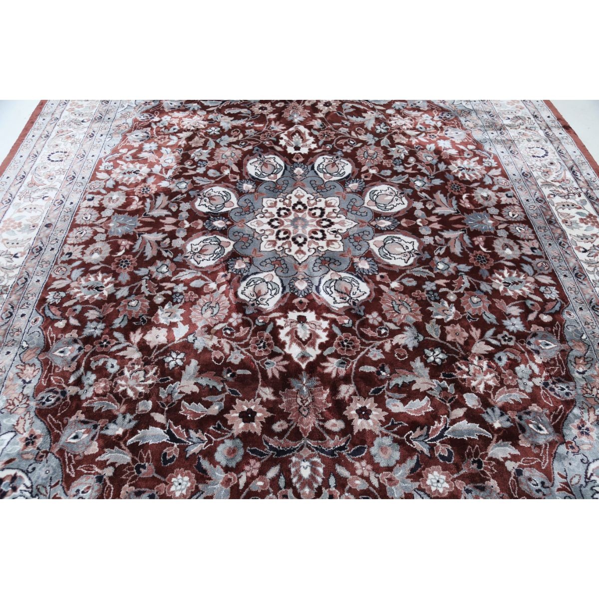 Legacy 9x12 Handmade Double Knotted Washable Art Silk Rug - Colorful