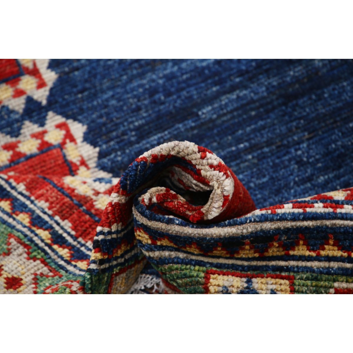 Revival 6x10 Handmade Double Knotted Washable Wool Rug - Colorful