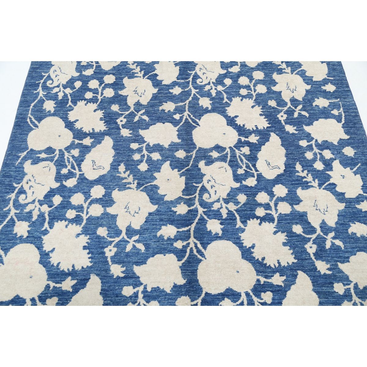 Artemix 5x6 Handmade Double Knotted Washable Wool Rug - Colorful