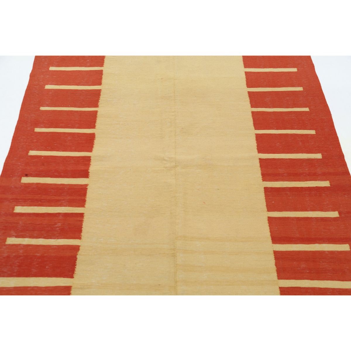 Kafkaas 5x7 Hand Woven Washable Wool Rug - Colorful