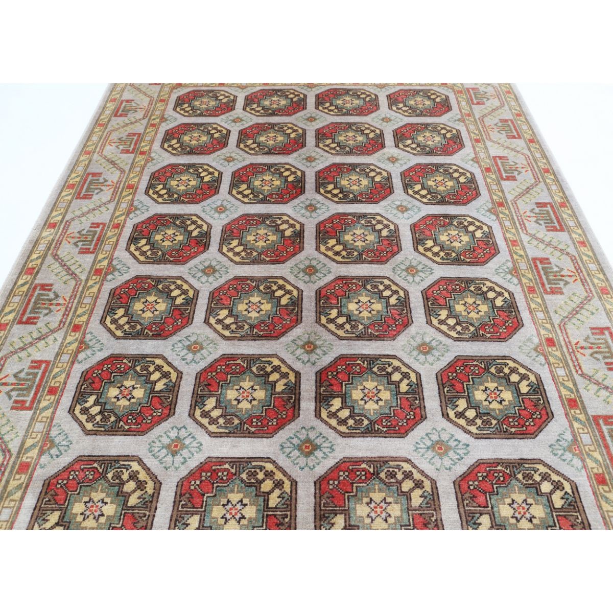 Revival 7x10 Handmade Double Knotted Washable Wool Rug - Colorful