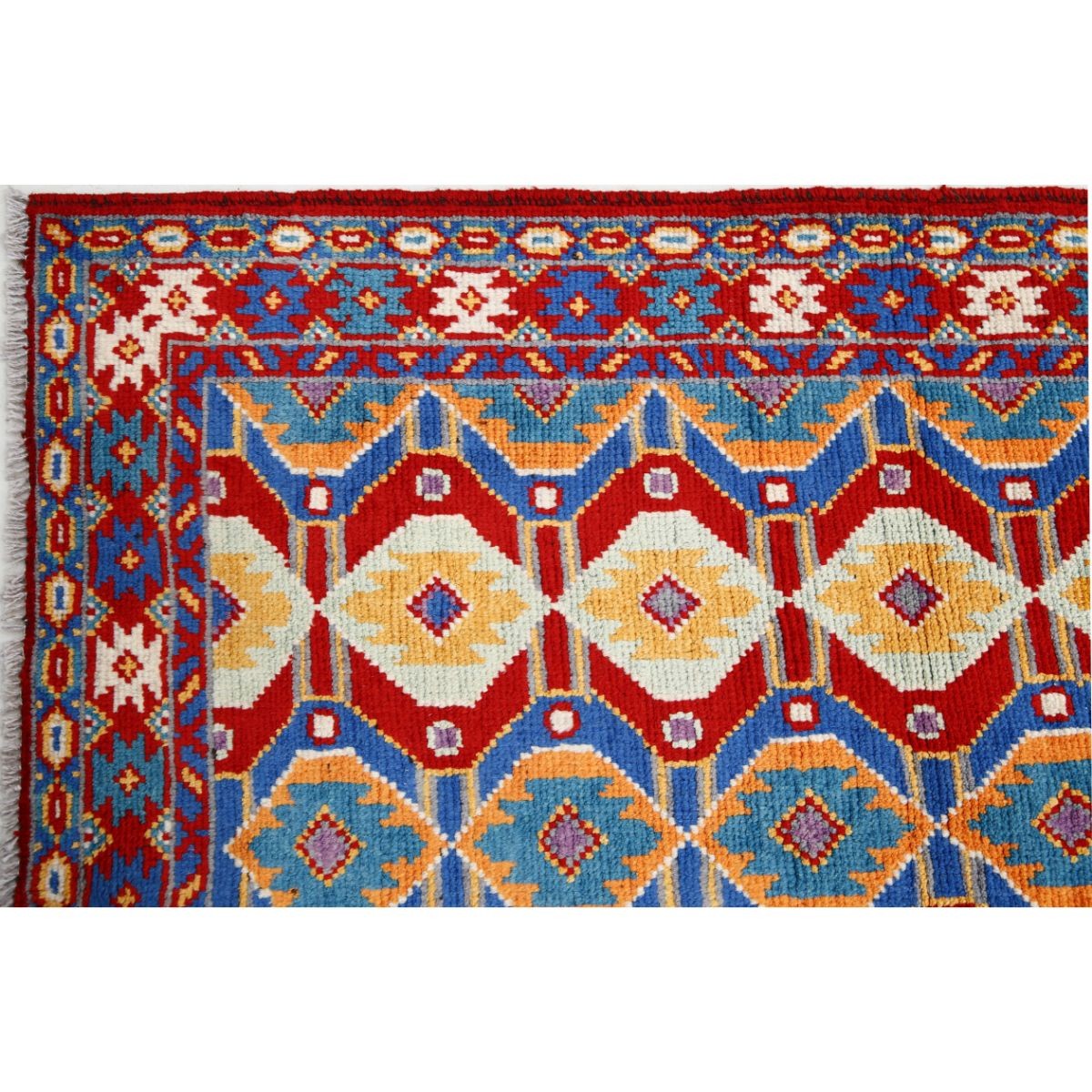 Revival 3x5 Handmade Double Knotted Washable Wool Rug - Colorful