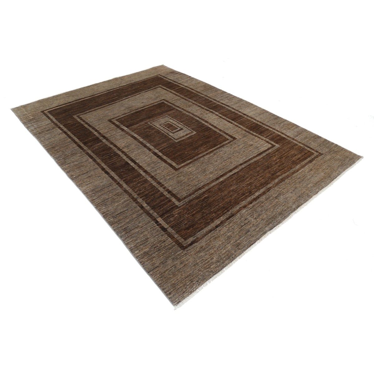 Modcar 6x9 Handmade Double Knotted Washable Wool Rug - Colorful