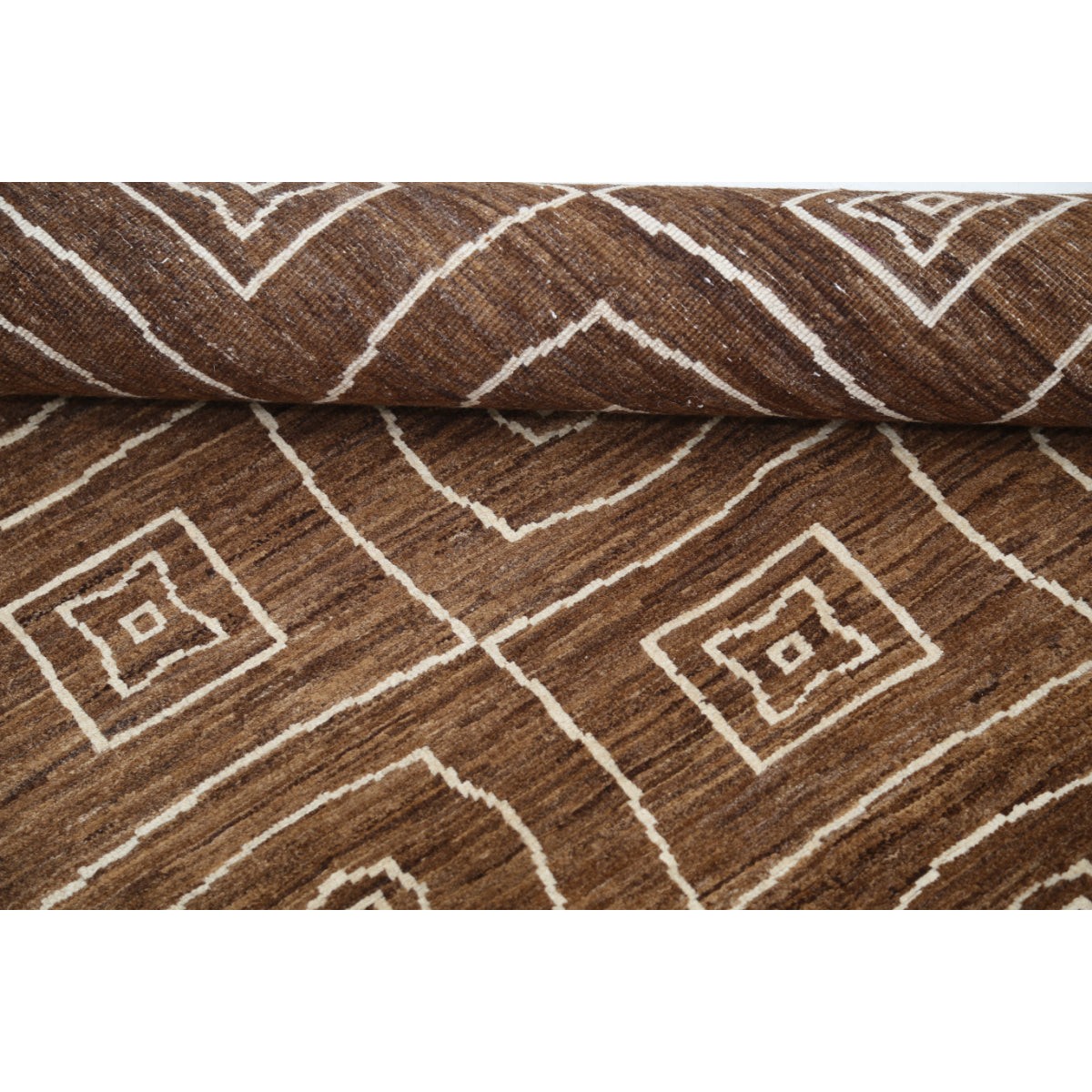 Modcar 7x10 Handmade Double Knotted Washable Wool Rug - Colorful