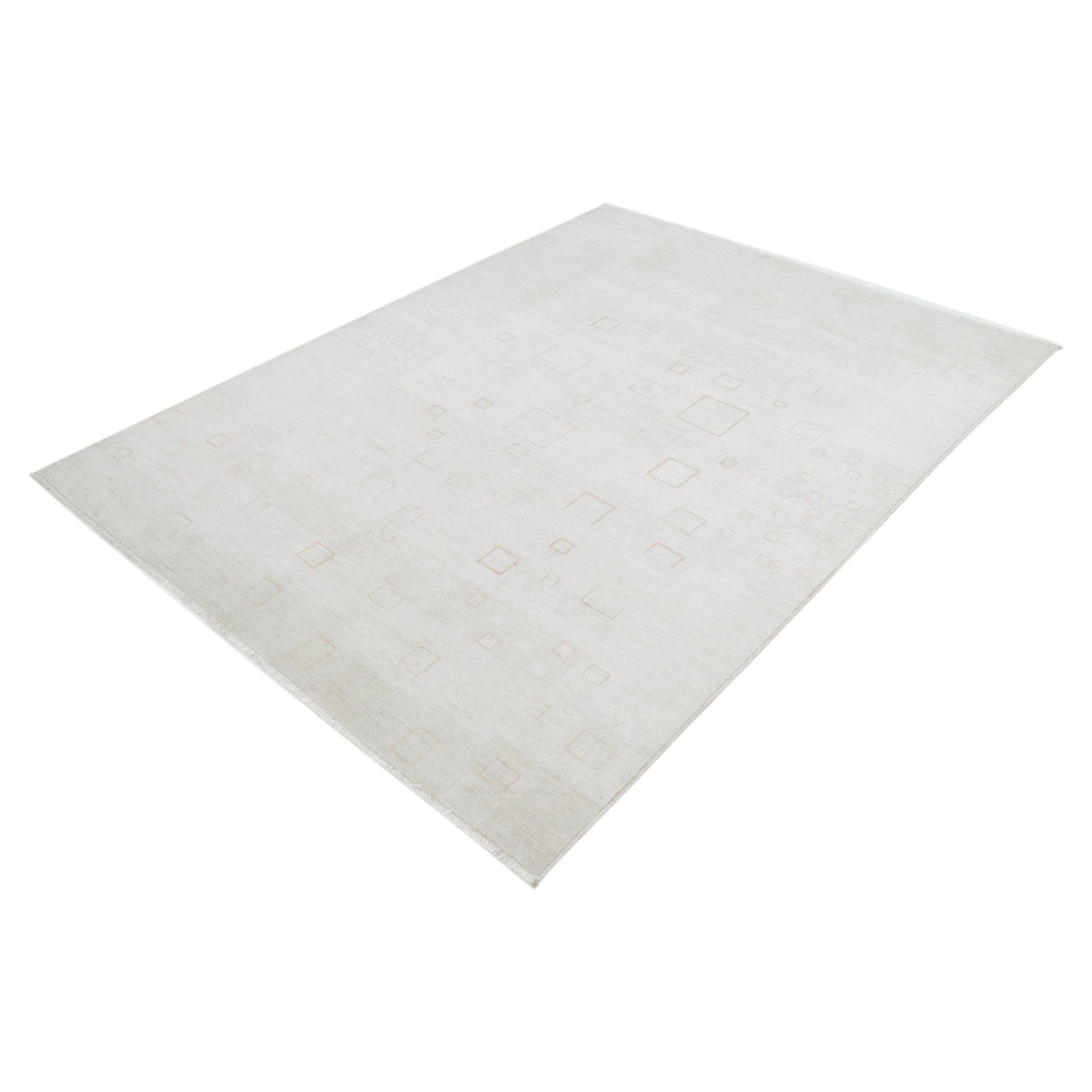 Modcar 6x7 Handmade Double Knotted Washable Wool Rug - Colorful