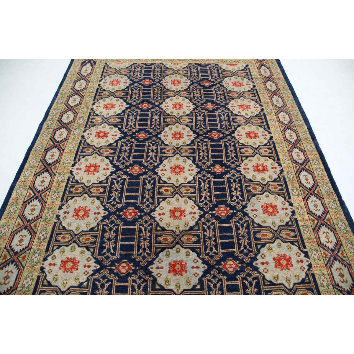 Revival 7x10 Handmade Double Knotted Washable Wool Rug - Colorful