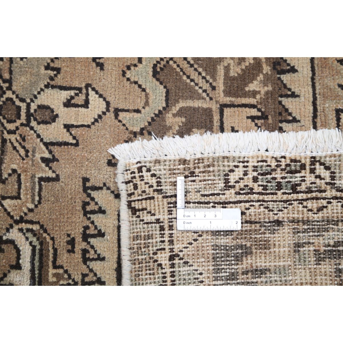 Vintage 10x12 Handmade Double Knotted Washable Wool Rug - Soft Hues
