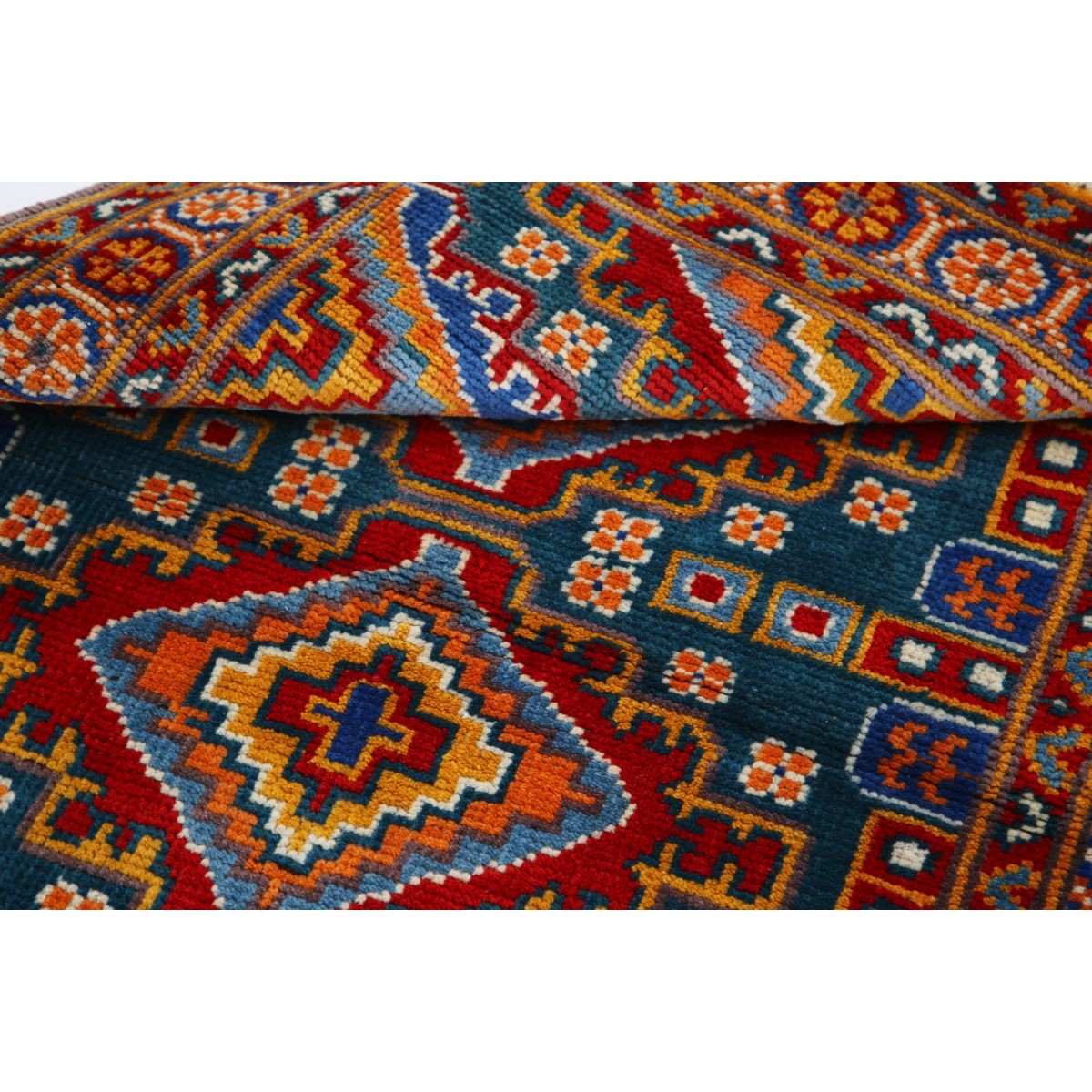 Revival 3x5 Handmade Double Knotted Washable Wool Rug - Colorful