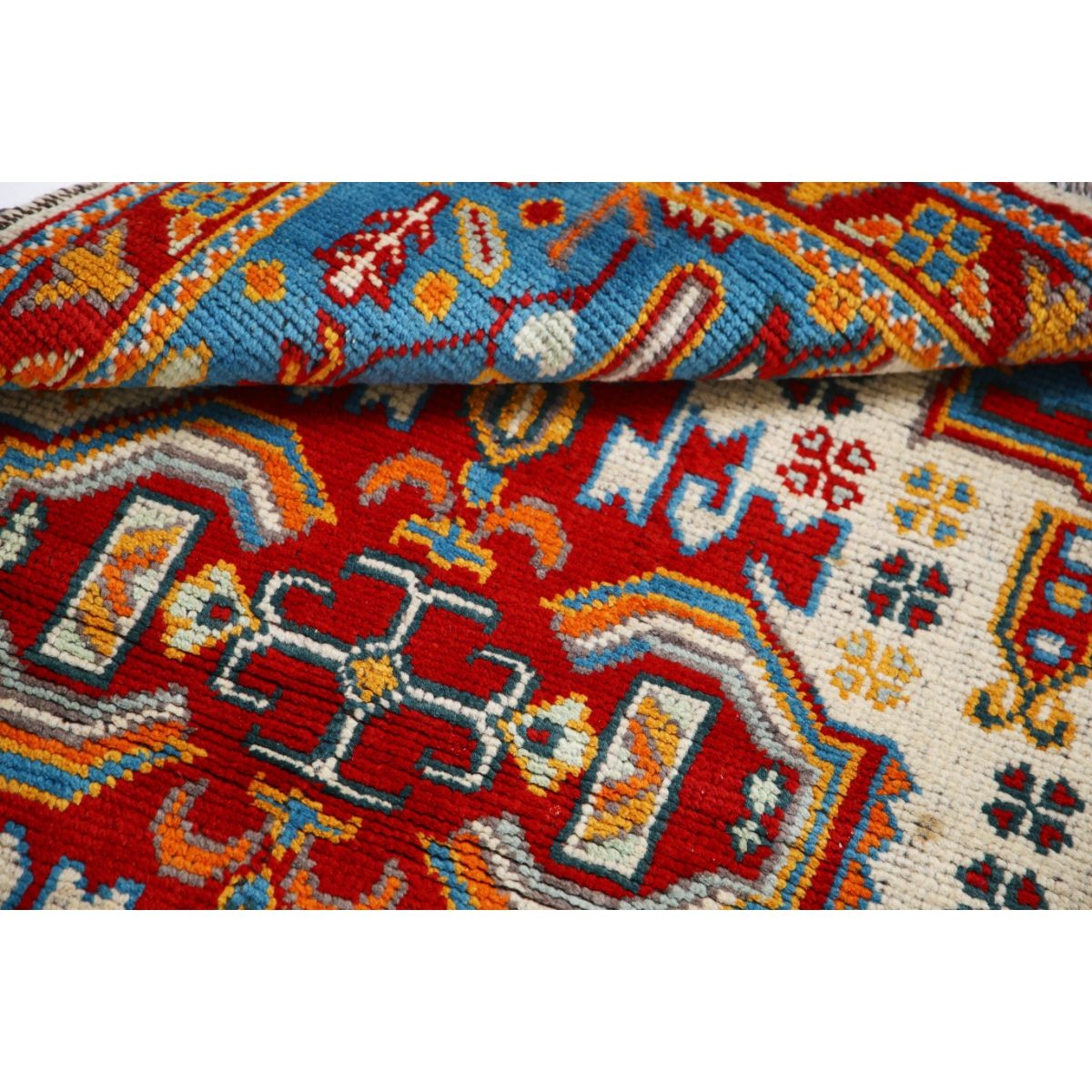Revival 3x5 Handmade Double Knotted Washable Wool Rug - Colorful