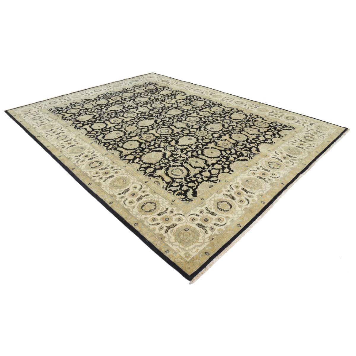 Ziegler 9x12 Handmade Double Knotted Washable Wool Rug - Colorful