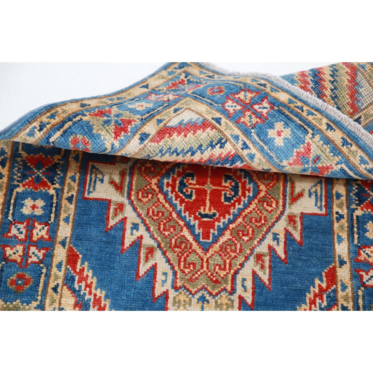 Revival 2x3 Handmade Double Knotted Washable Wool Rug - Colorful