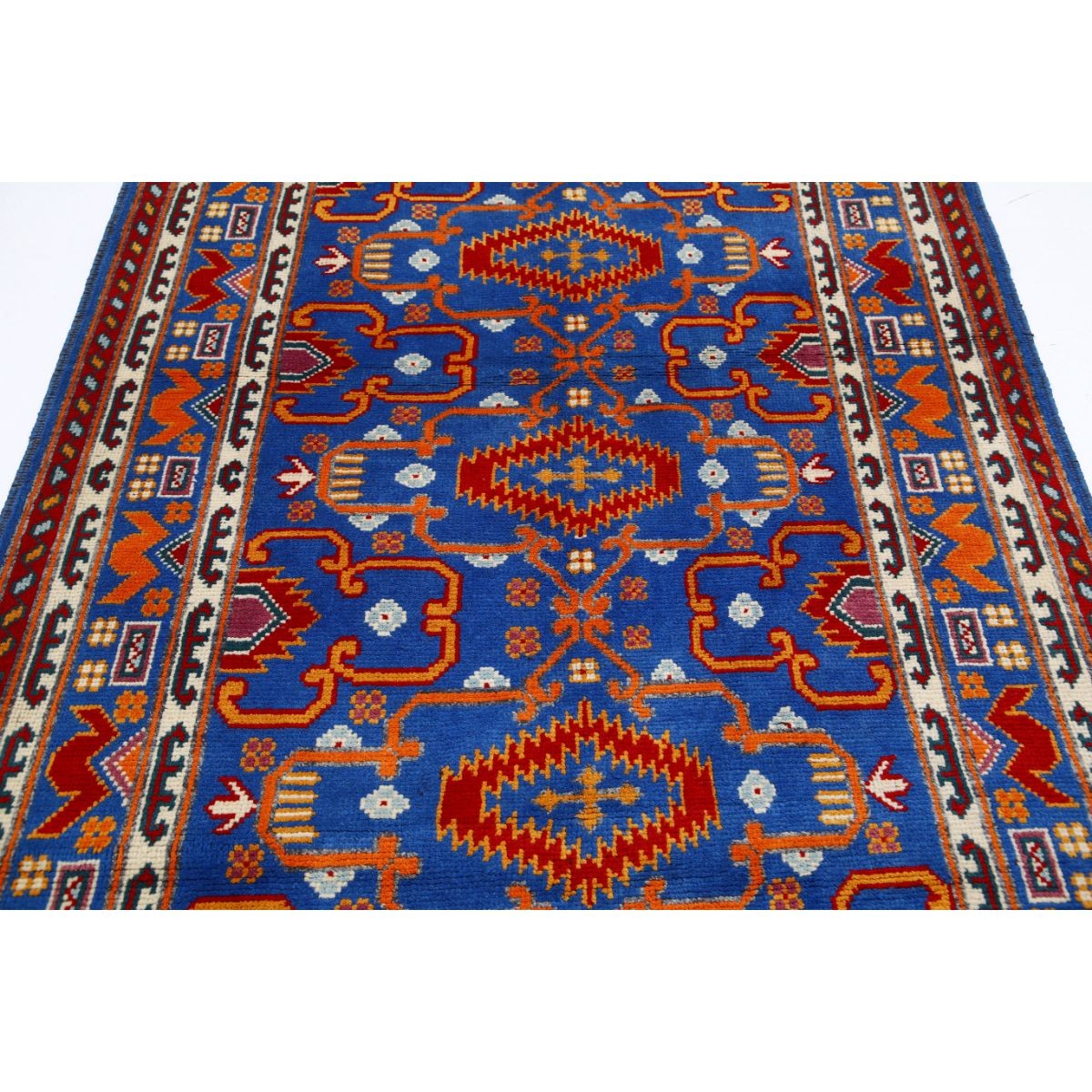 Revival 5x7 Handmade Double Knotted Washable Wool Rug - Colorful