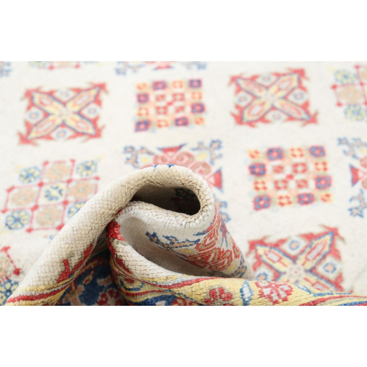 Revival 7x10 Handmade Double Knotted Washable Wool Rug - Colorful