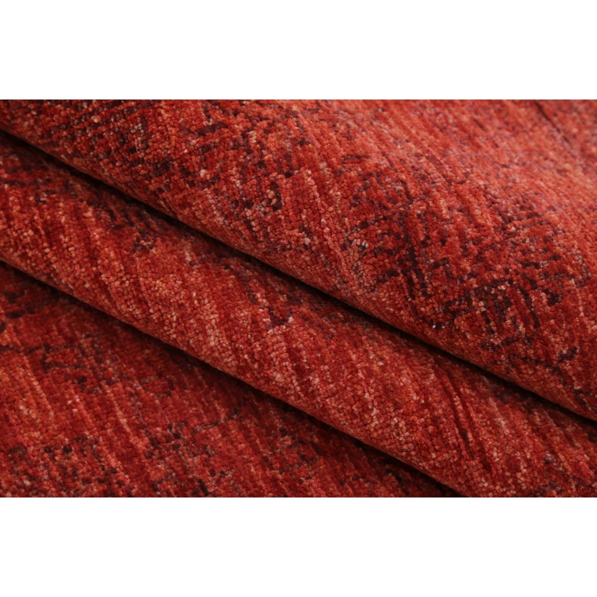 Overdye 6x7 Handmade Double Knotted Washable Wool Rug - Colorful