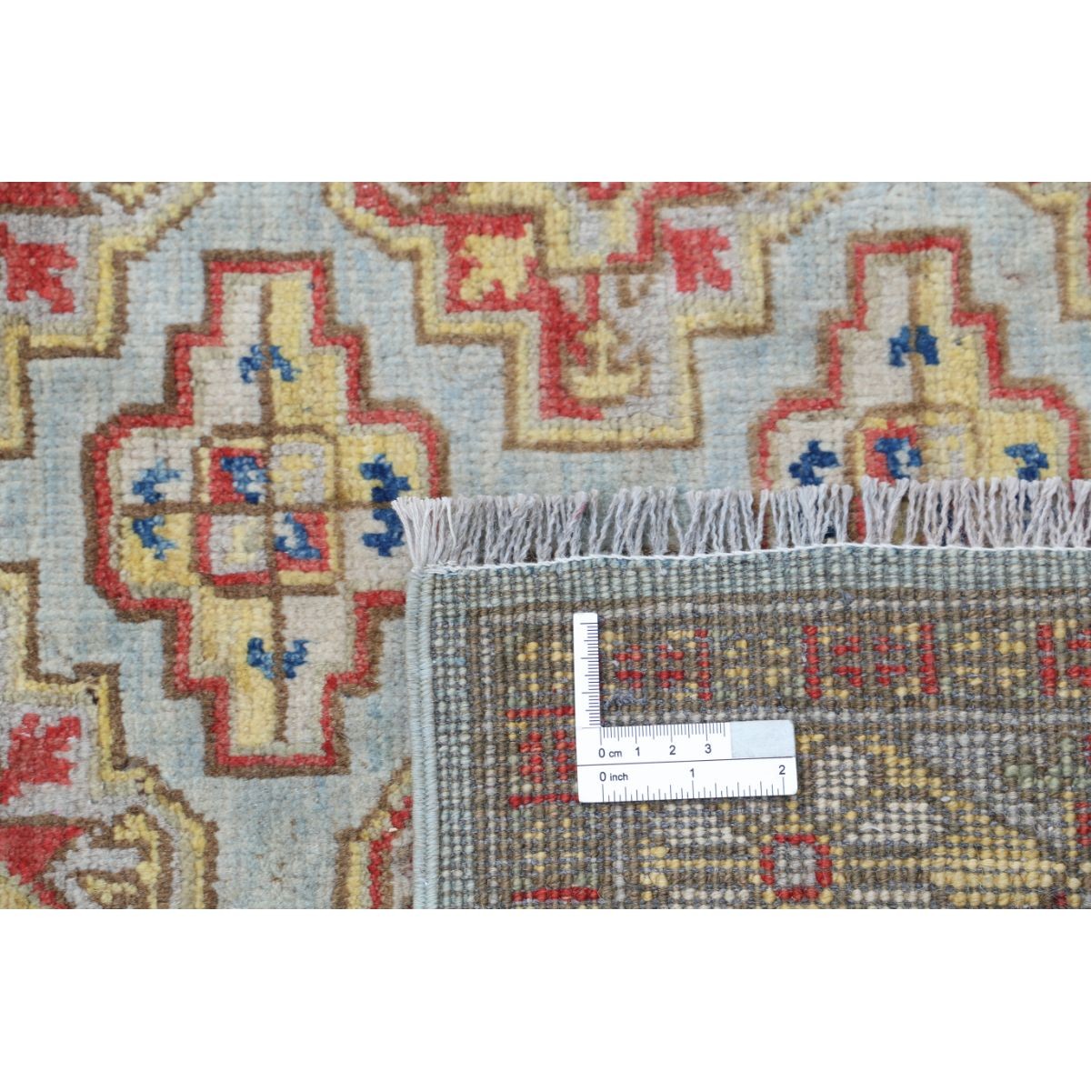 Revival 5x6 Handmade Double Knotted Washable Wool Rug - Colorful