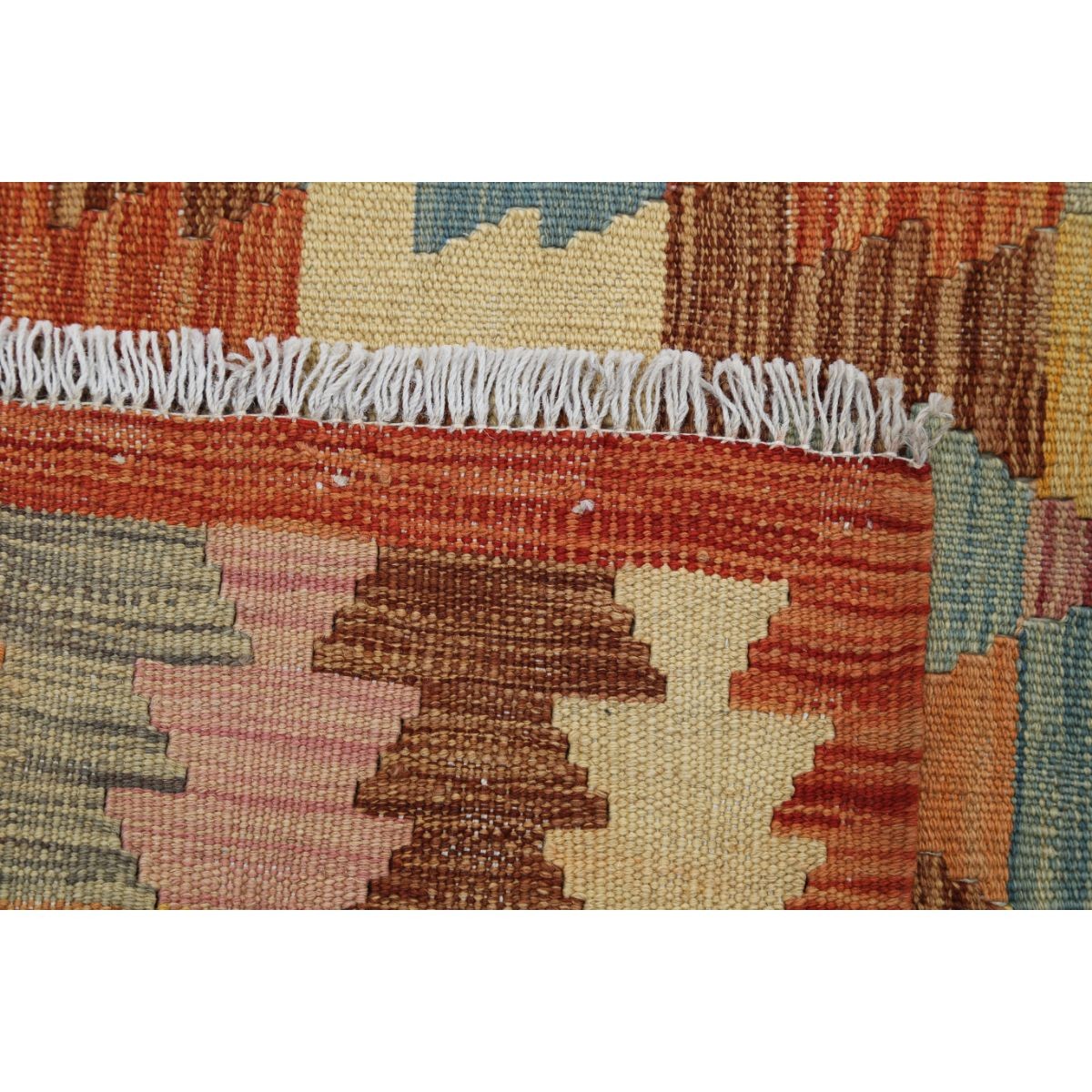 Maimana 7x10 Hand Woven Washable Wool Rug - Colorful