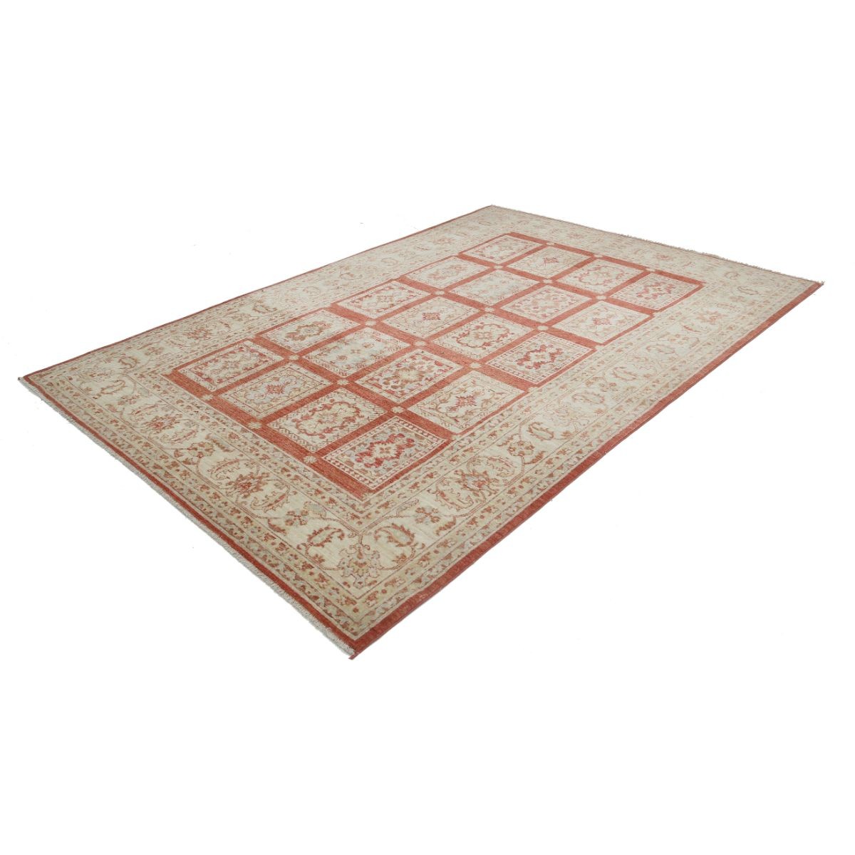 Bakhtiari 7x10 Handmade Double Knotted Washable Wool Rug - Colorful