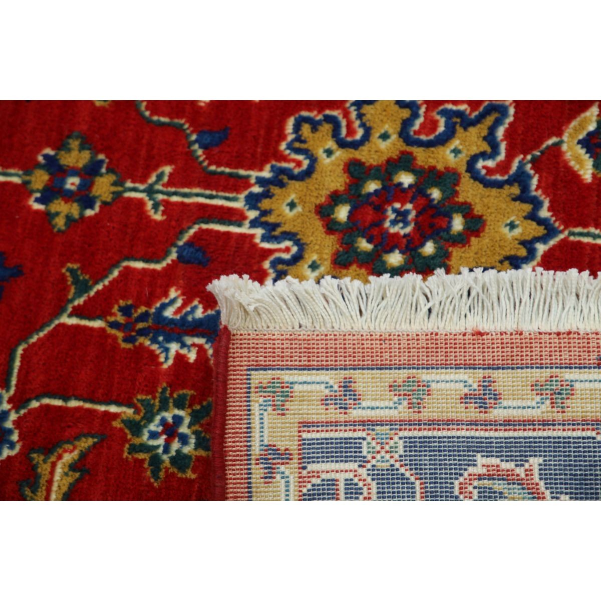 Gulshan-4'0" 4x6 Machine-Made Washable Wool Rug - Colorful
