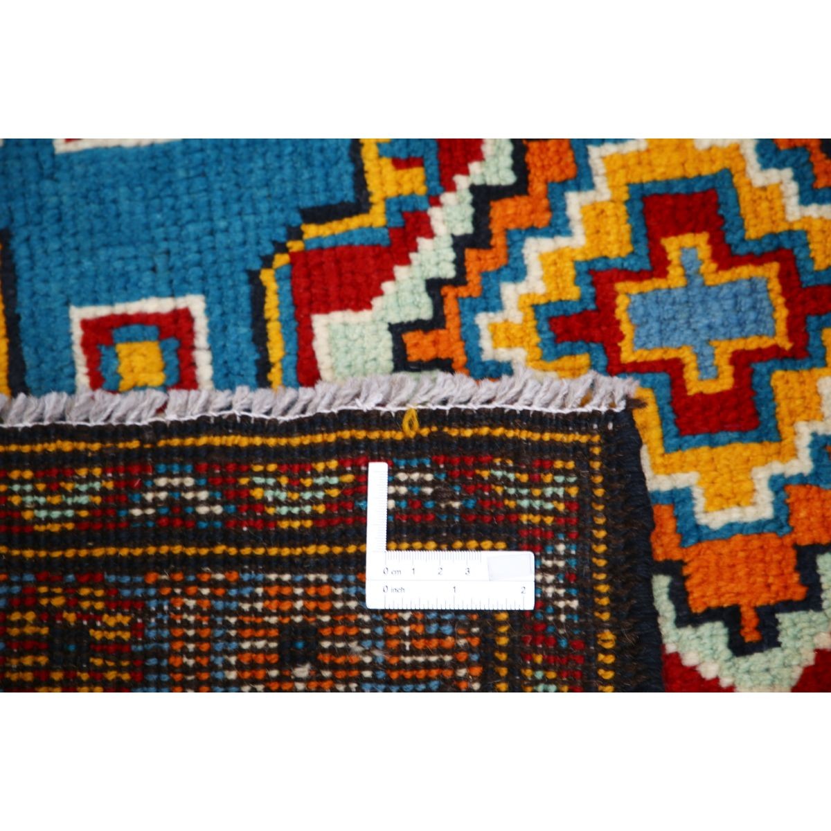 Revival 4x5 Handmade Double Knotted Washable Wool Rug - Colorful