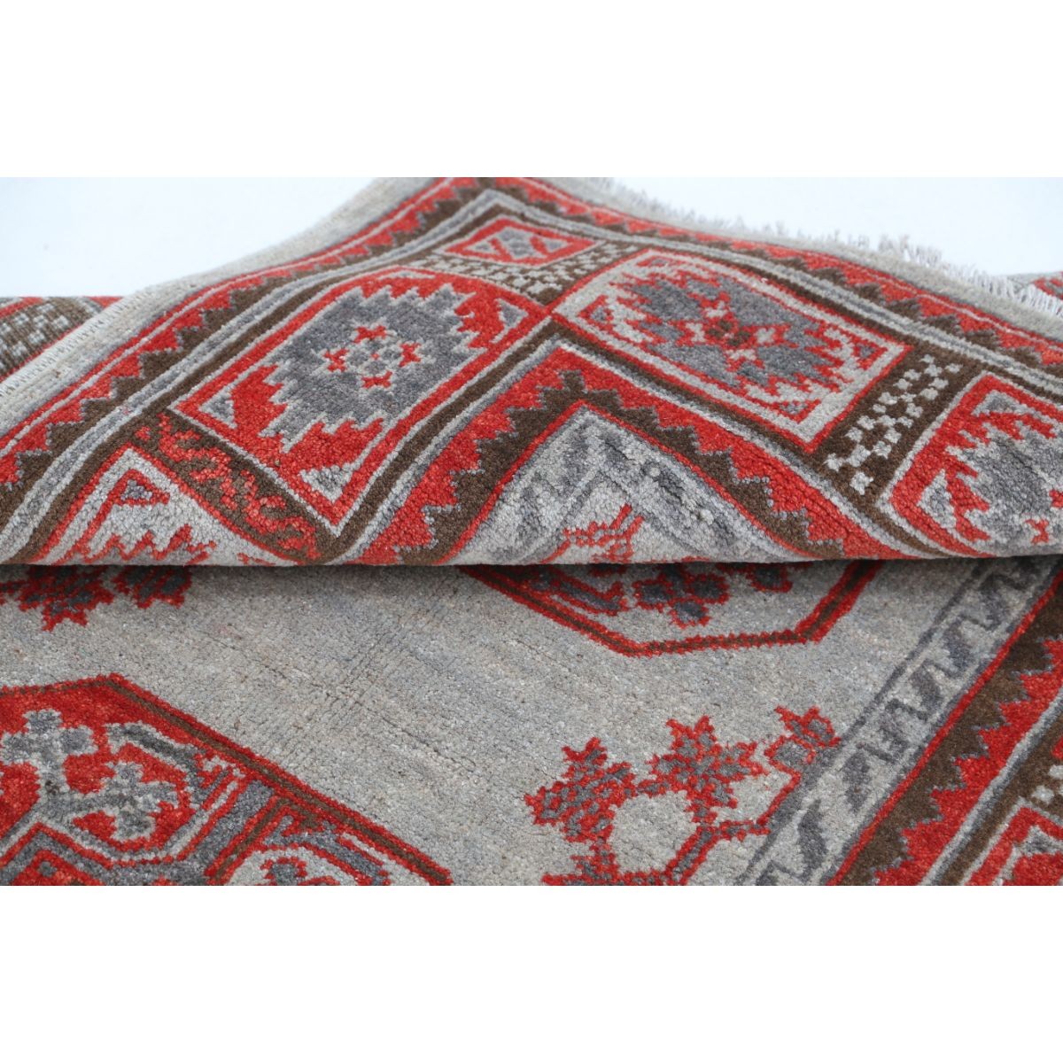 Revival 3x5 Handmade Double Knotted Washable Wool Rug - Colorful