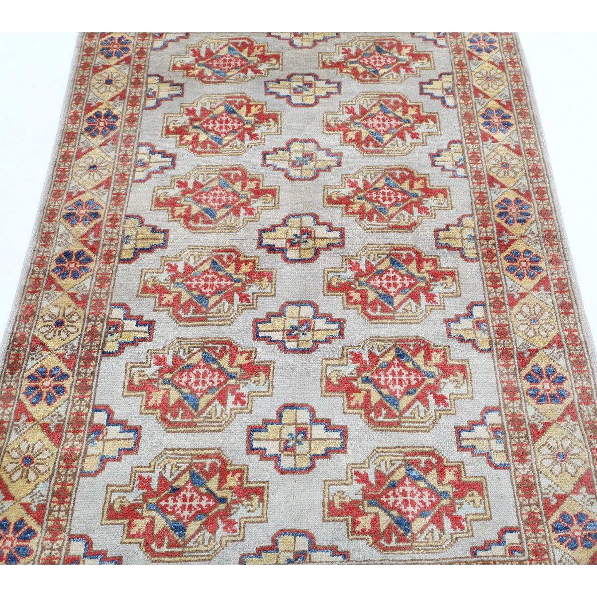 Revival 3x5 Handmade Double Knotted Washable Wool Rug - Colorful