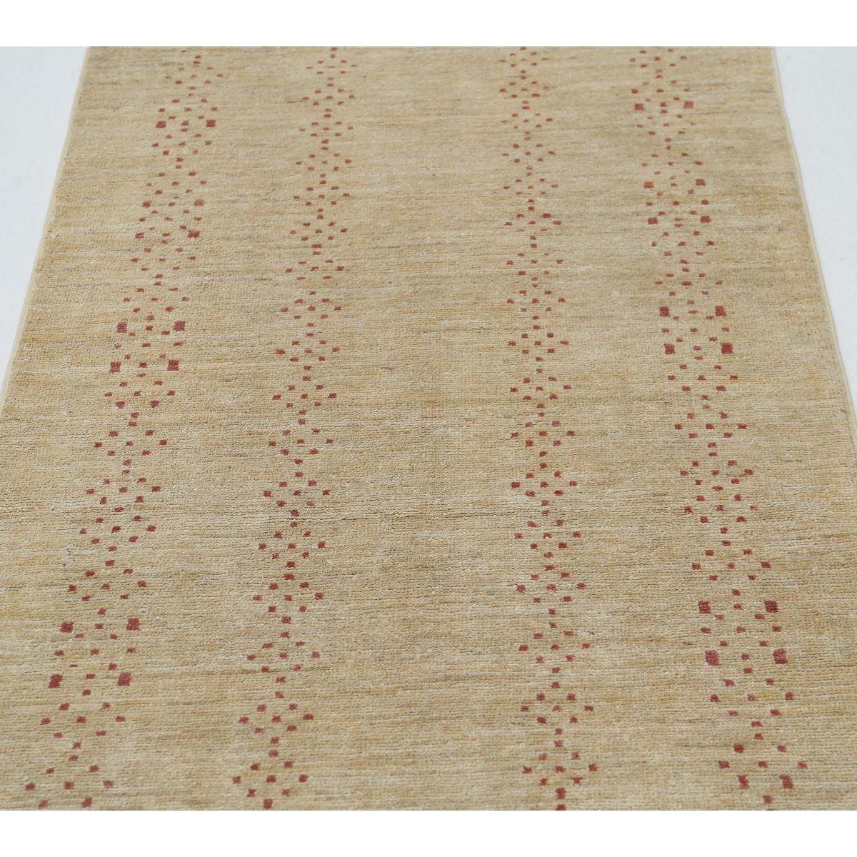 Modcar 3x9 Handmade Double Knotted Washable Wool Runner - Colorful