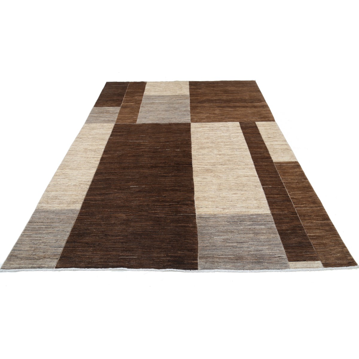 Modcar 6x10 Handmade Double Knotted Washable Wool Rug - Colorful