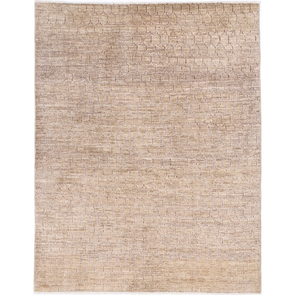Modcar 5x6 Handmade Double Knotted Washable Wool Rug - Colorful