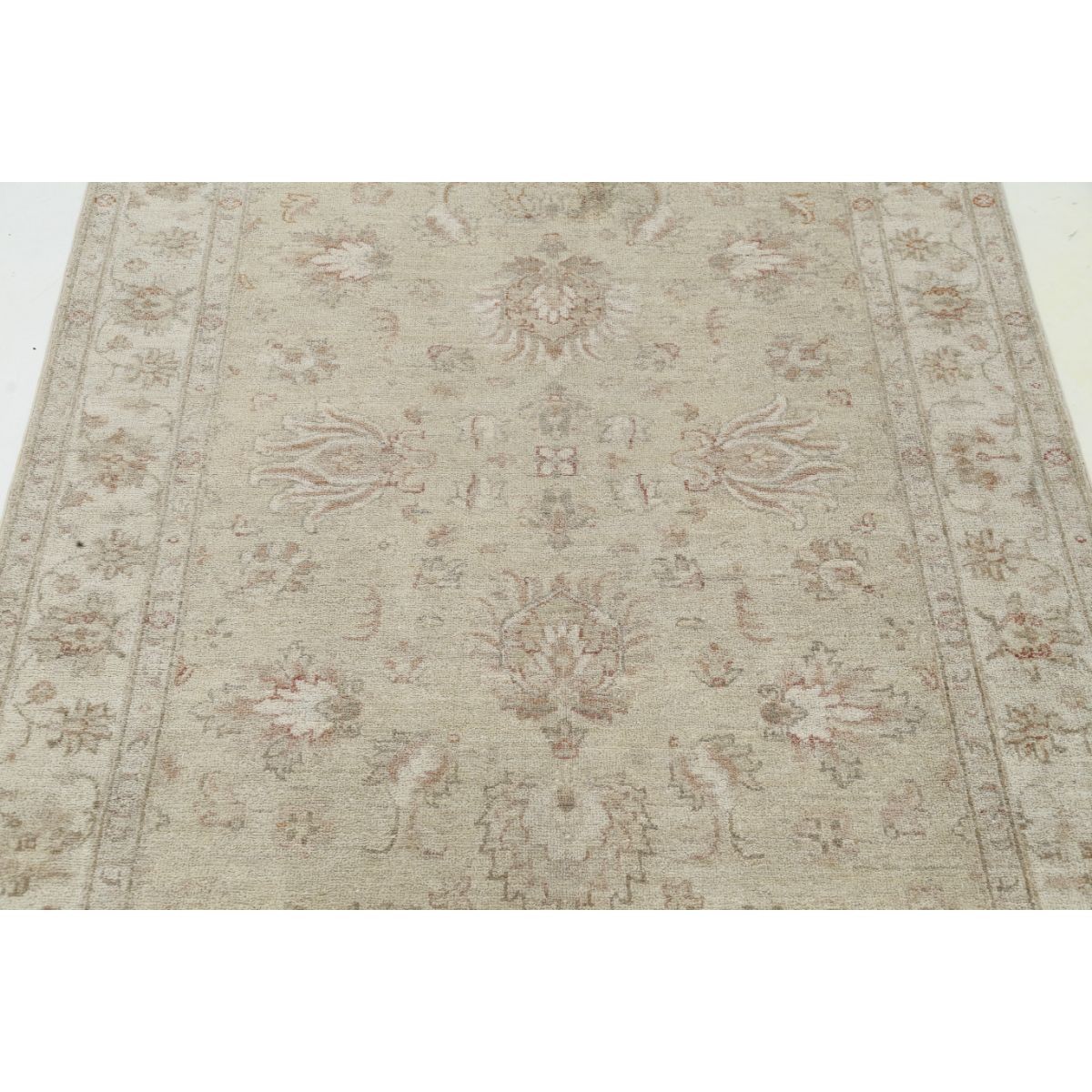 Serenity 4x6 Handmade Double Knotted Washable Wool Rug - Soft Hues