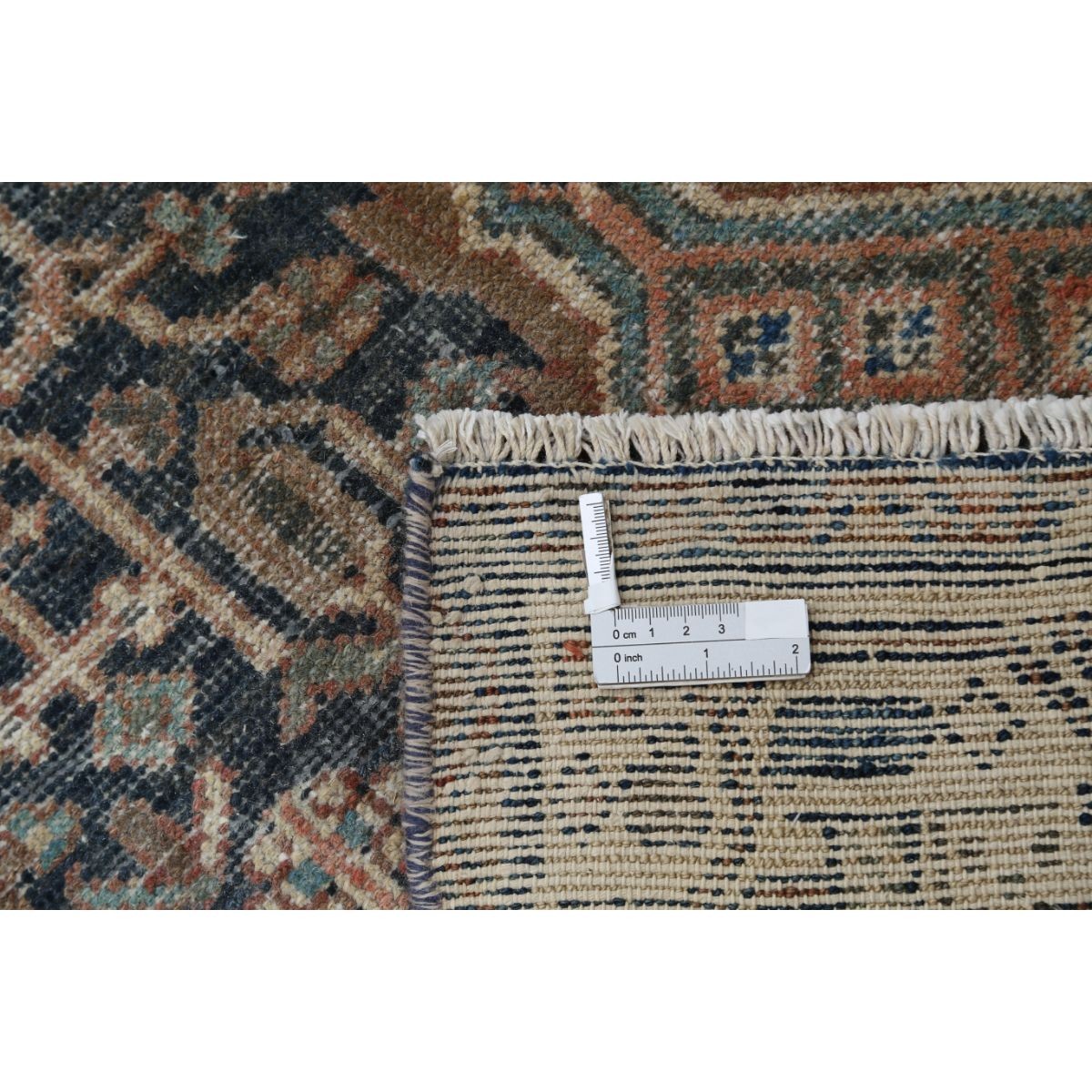 Vintage 3x8 Handmade Double Knotted Washable Wool Runner - Soft Hues