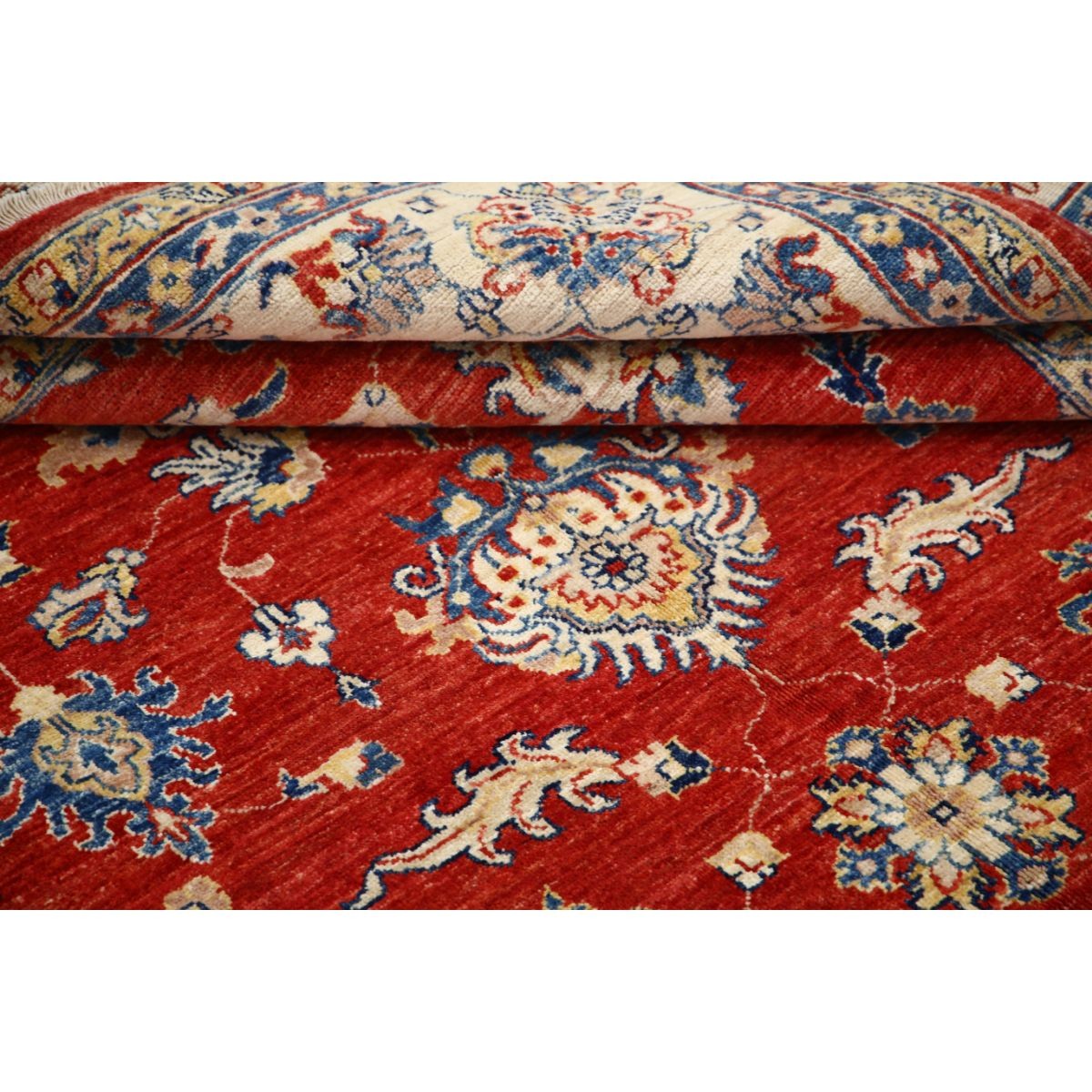 Ziegler 6x8 Handmade Double Knotted Washable Wool Rug - Colorful