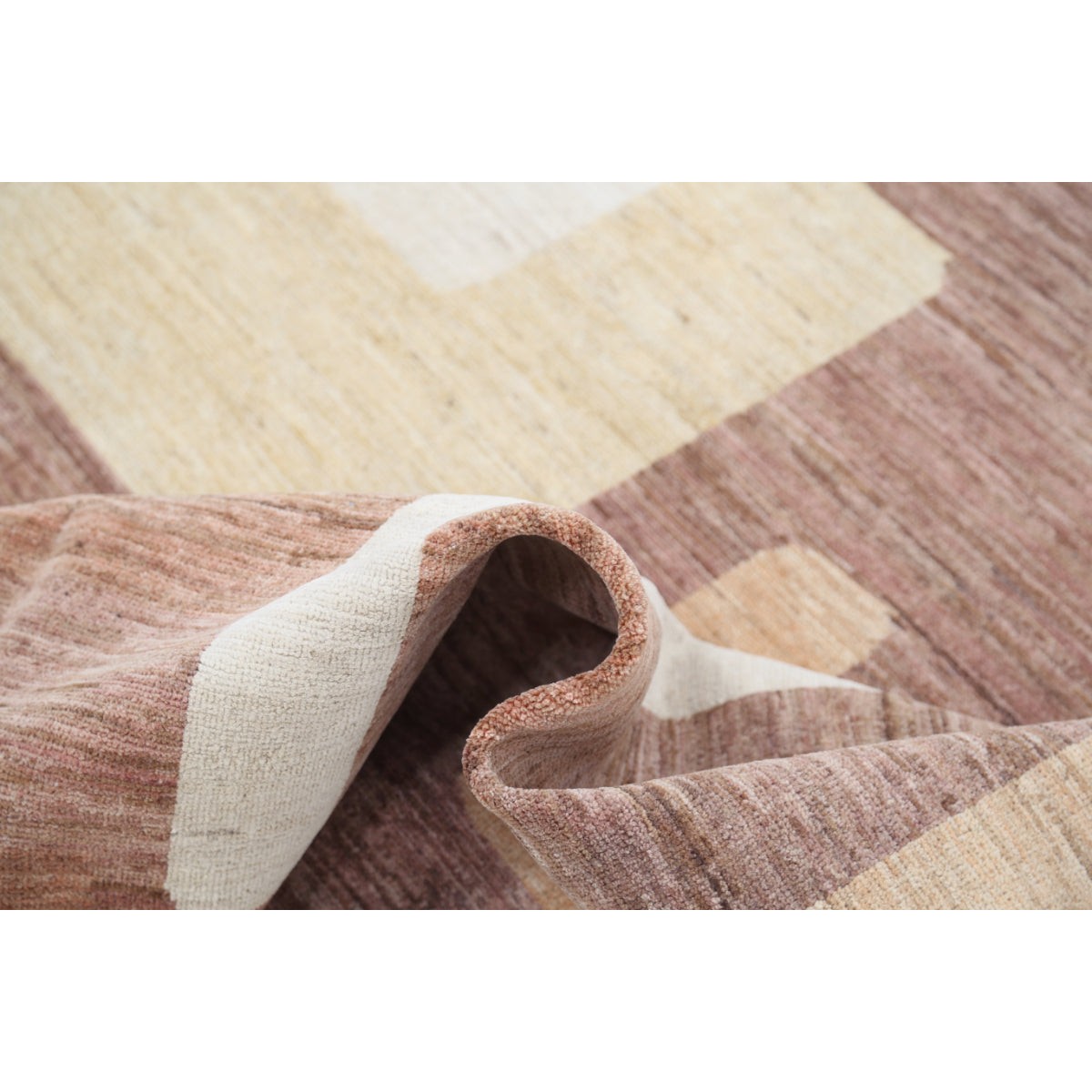 Modcar 5x8 Handmade Double Knotted Washable Wool Rug - Colorful