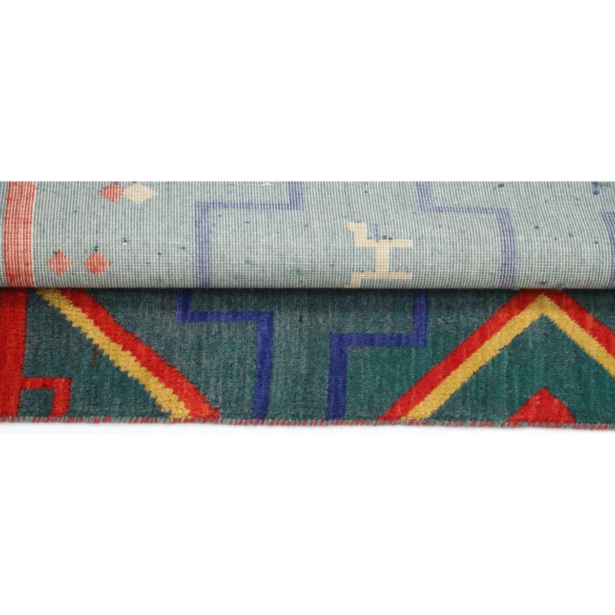 Dhanak 4x6 Machine-Made Washable Wool Rug - Colorful