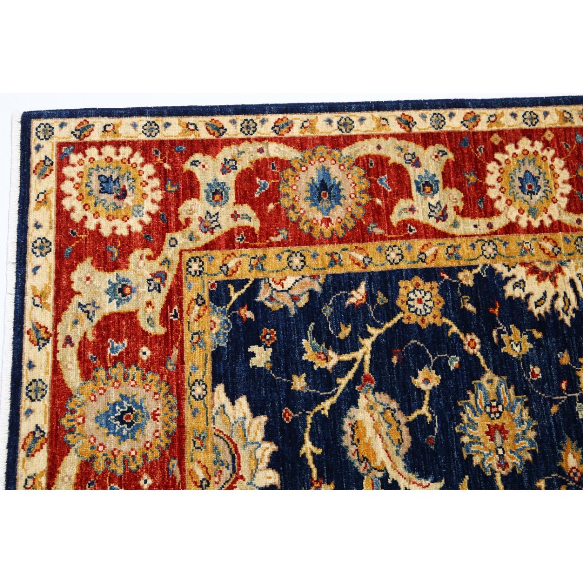 Ziegler 6x8 Handmade Double Knotted Washable Wool Rug - Colorful