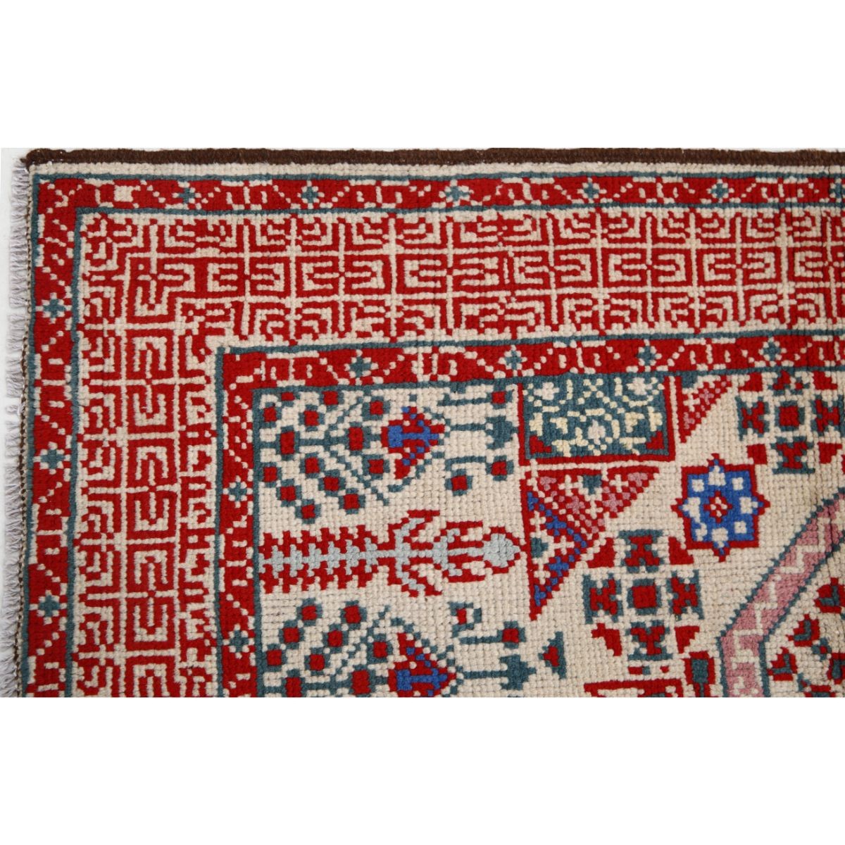 Revival 3x5 Handmade Double Knotted Washable Wool Rug - Colorful