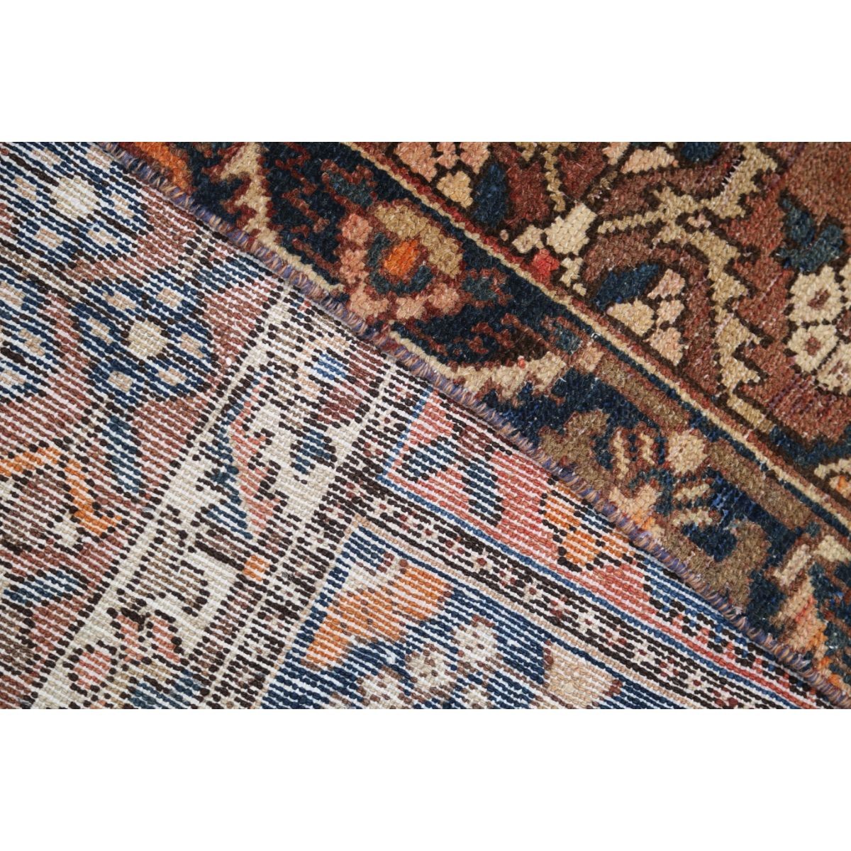 Vintage 10x12 Handmade Double Knotted Washable Wool Rug - Soft Hues