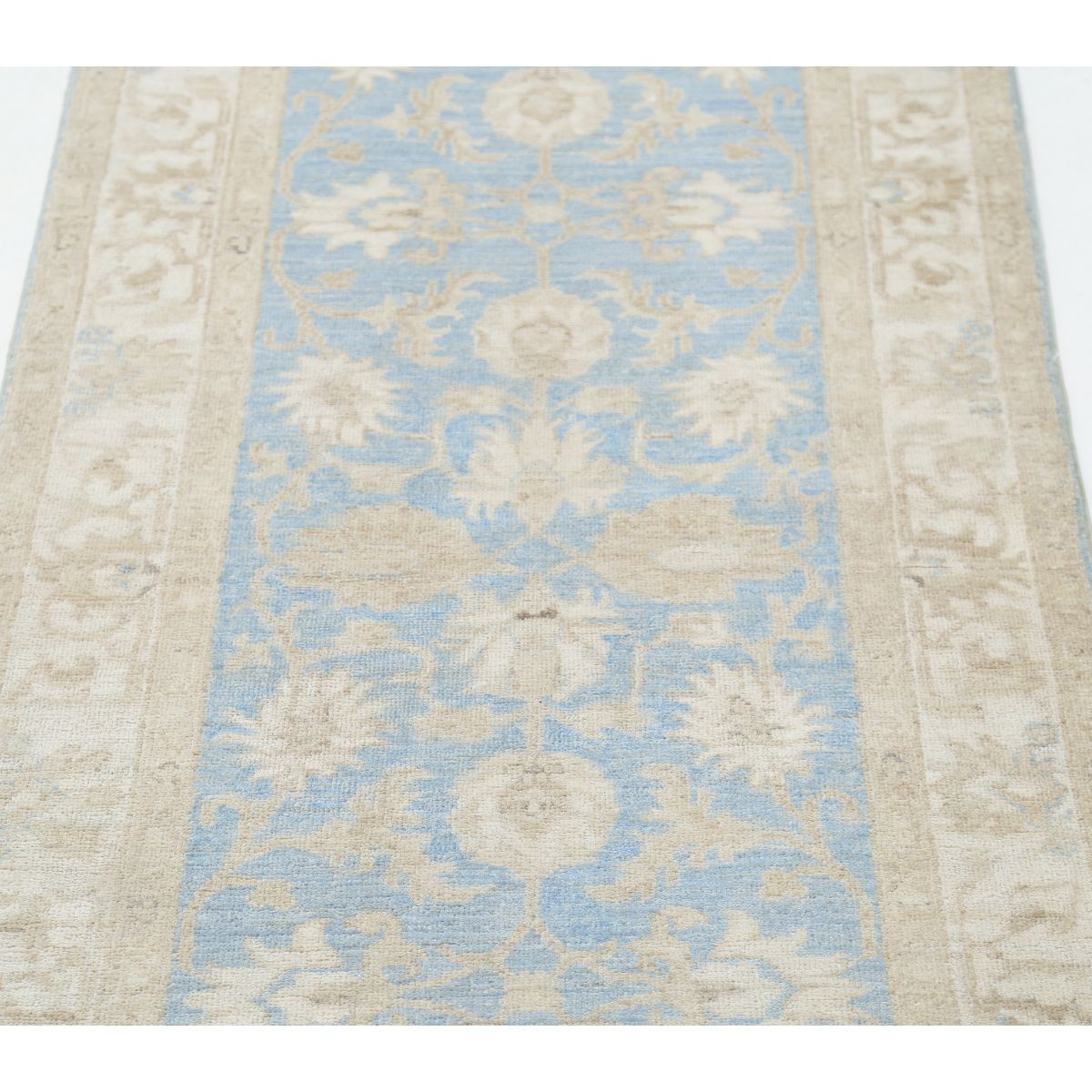 Serenity 2x6 Handmade Double Knotted Washable Wool Runner - Soft Hues