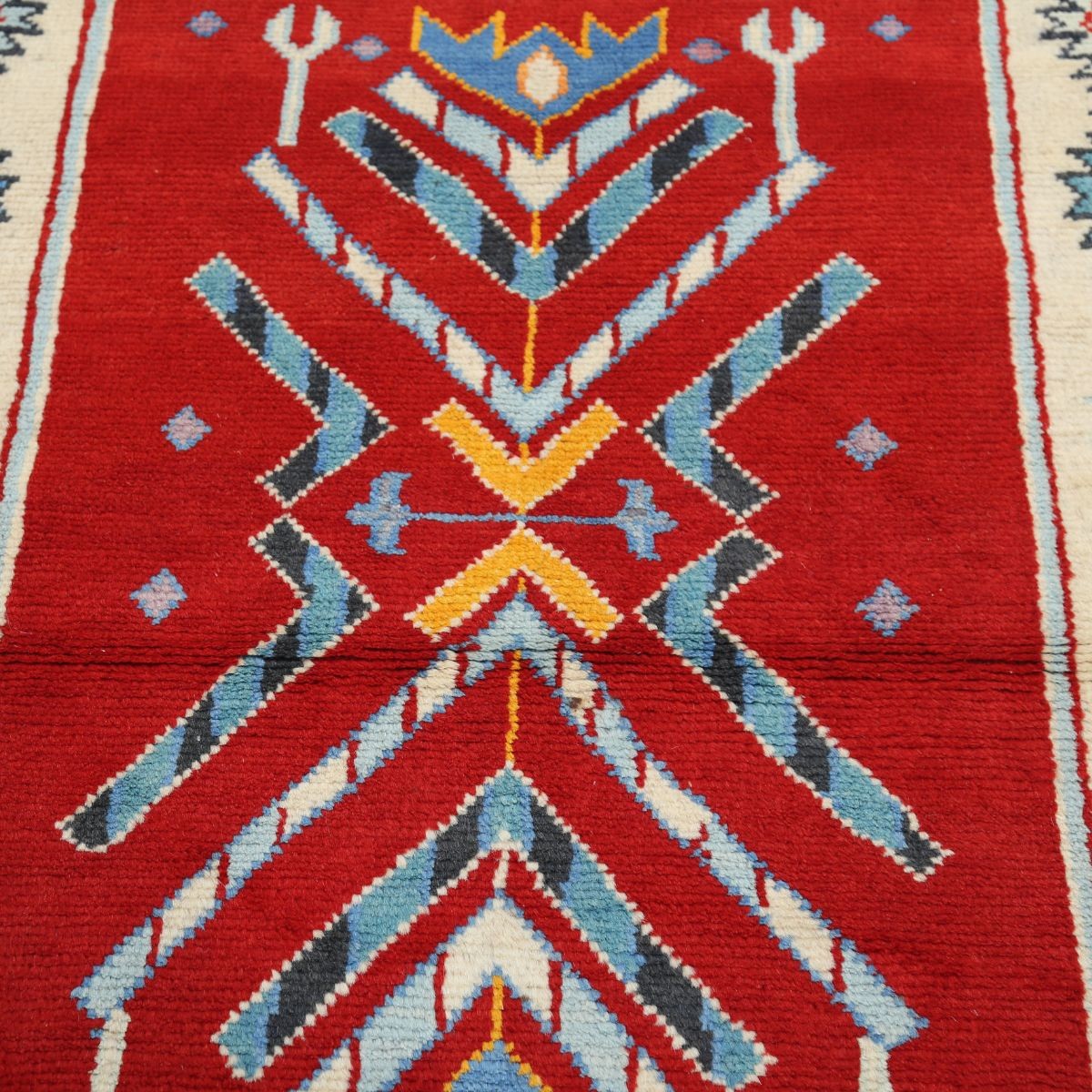 Revival 3x5 Handmade Double Knotted Washable Wool Rug - Colorful