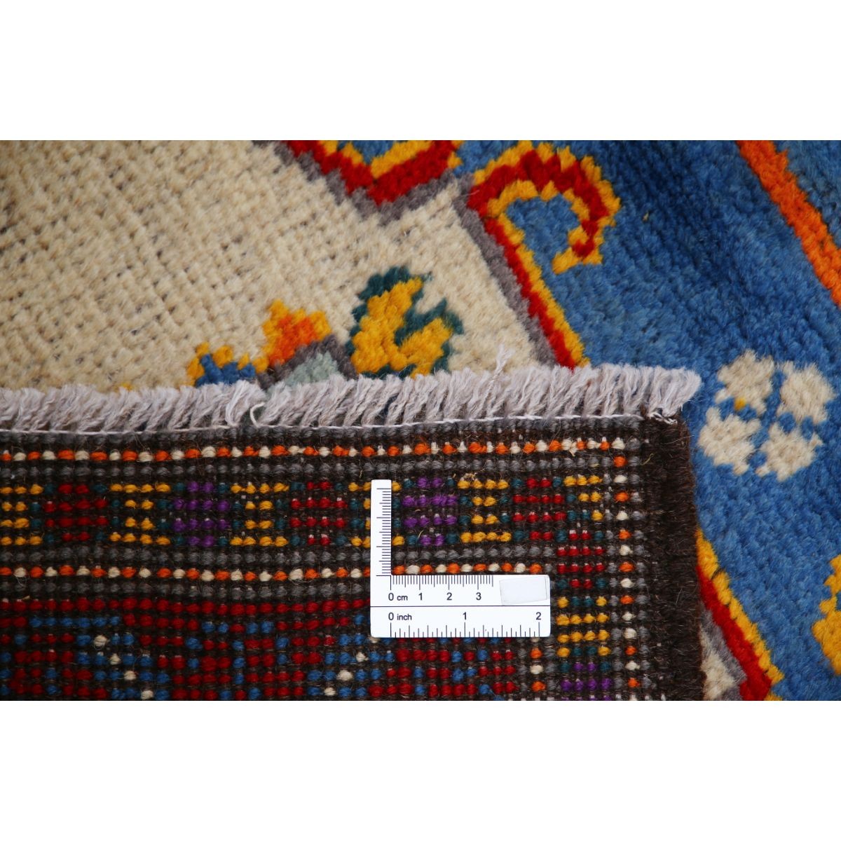 Revival 5x7 Handmade Double Knotted Washable Wool Rug - Colorful