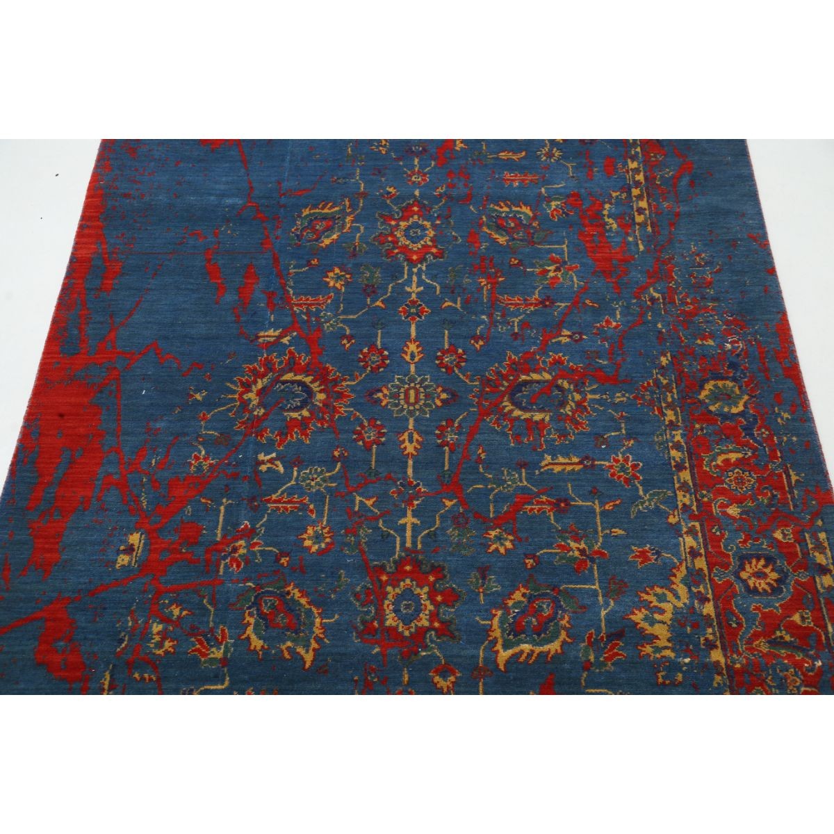 Gulshan 4x6 Powered-Loomed Washable Wool Rug - Colorful