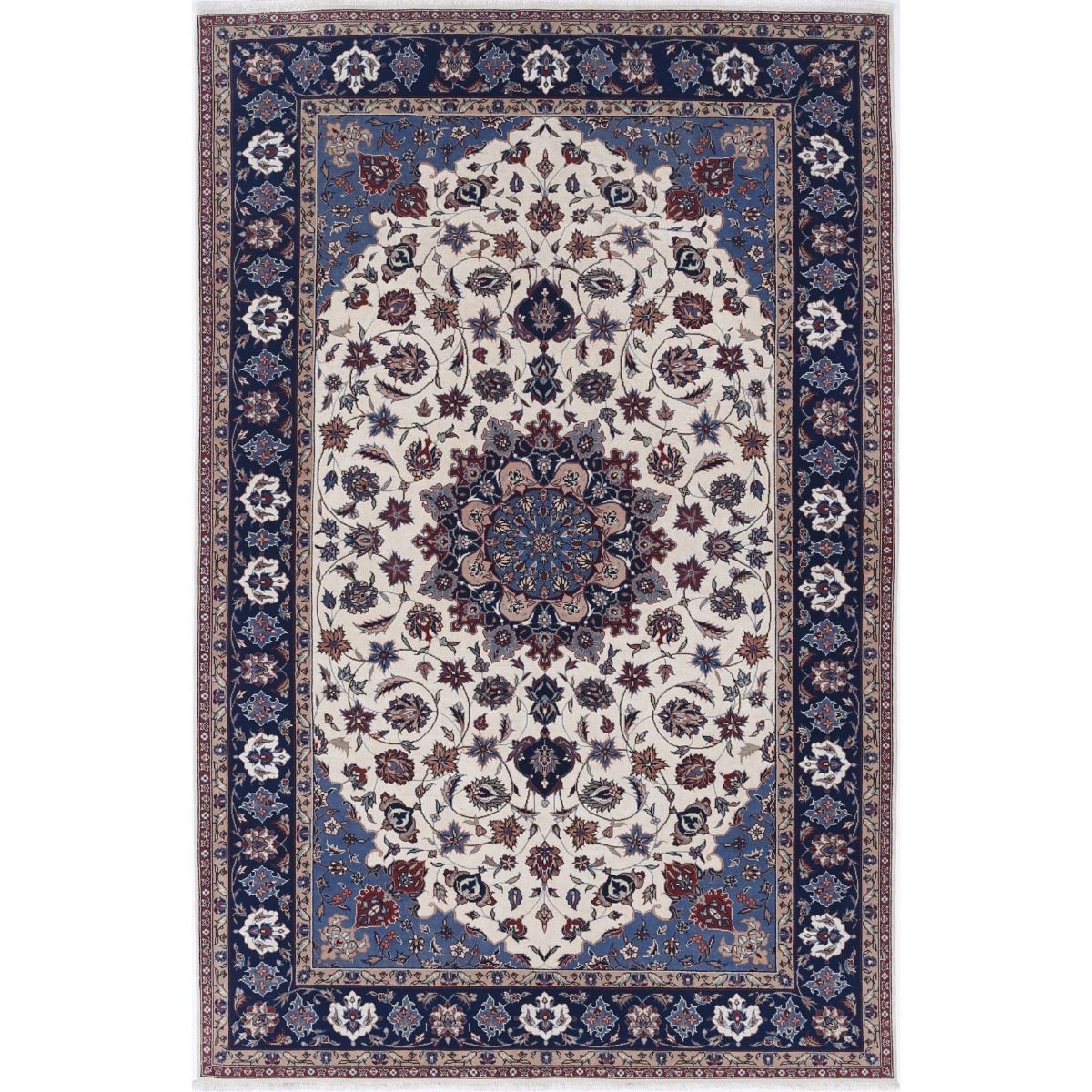 Heritage 5x8 Handmade Double Knotted Washable Wool Rug - Colorful