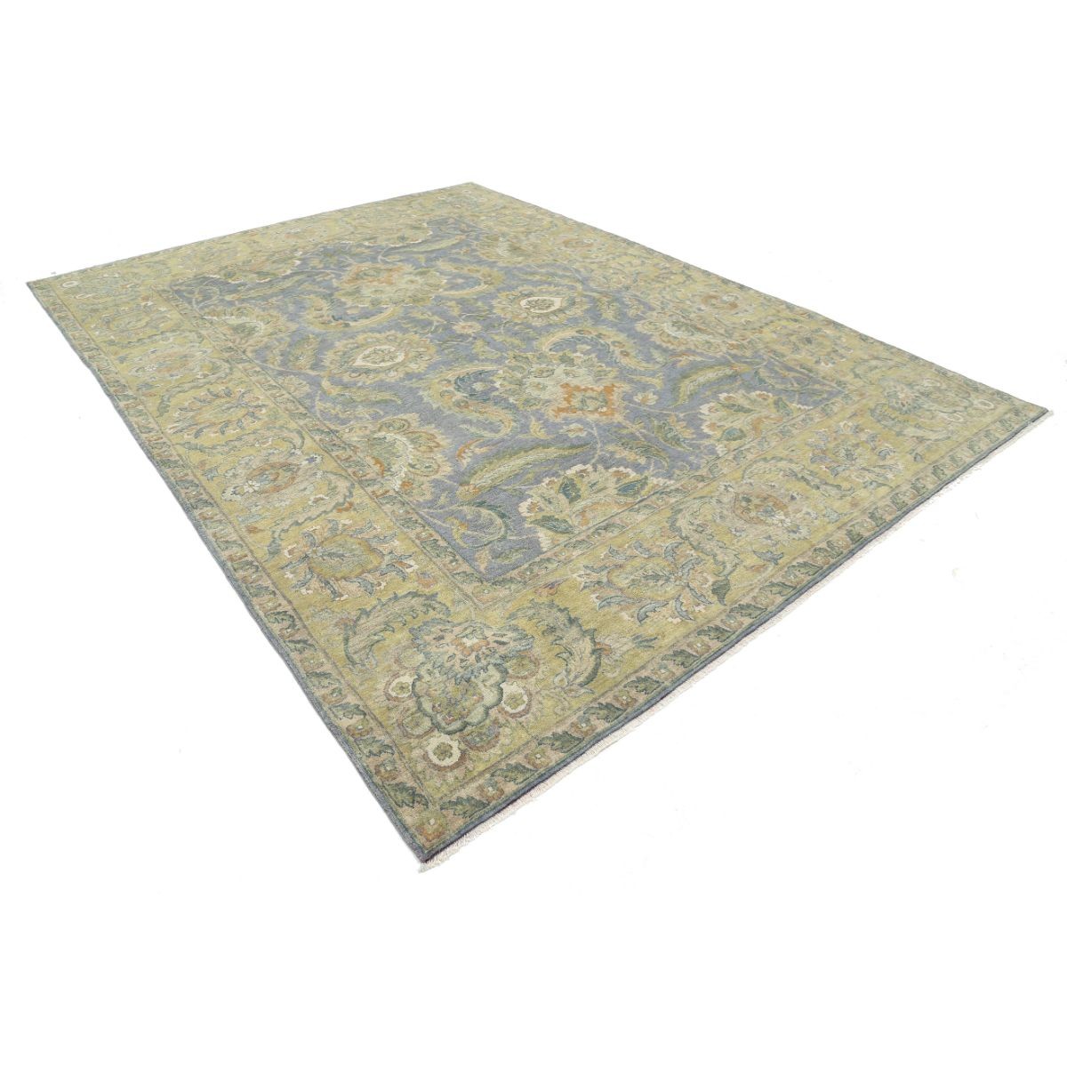 Ziegler 9x12 Handmade Double Knotted Washable Wool Rug - Colorful